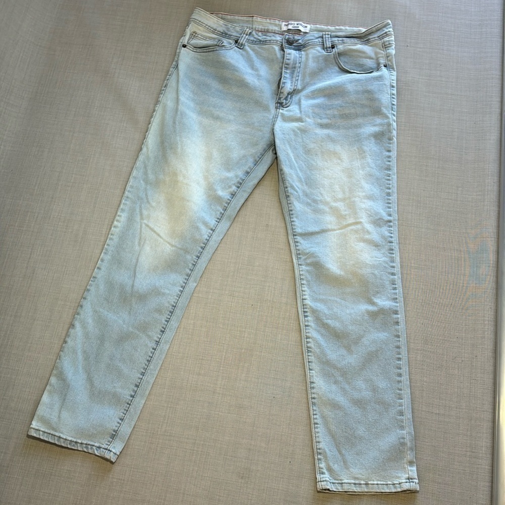 38x30 indigo wisdom straight leg jeans